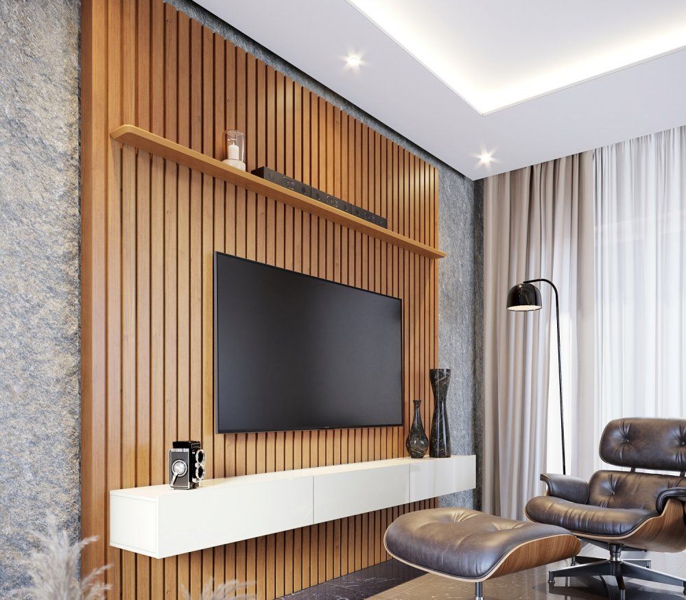 PAINEL IMCAL HOME RIPADO PRIME NATURE/OFF WHITE C/ LED TAM 2.2