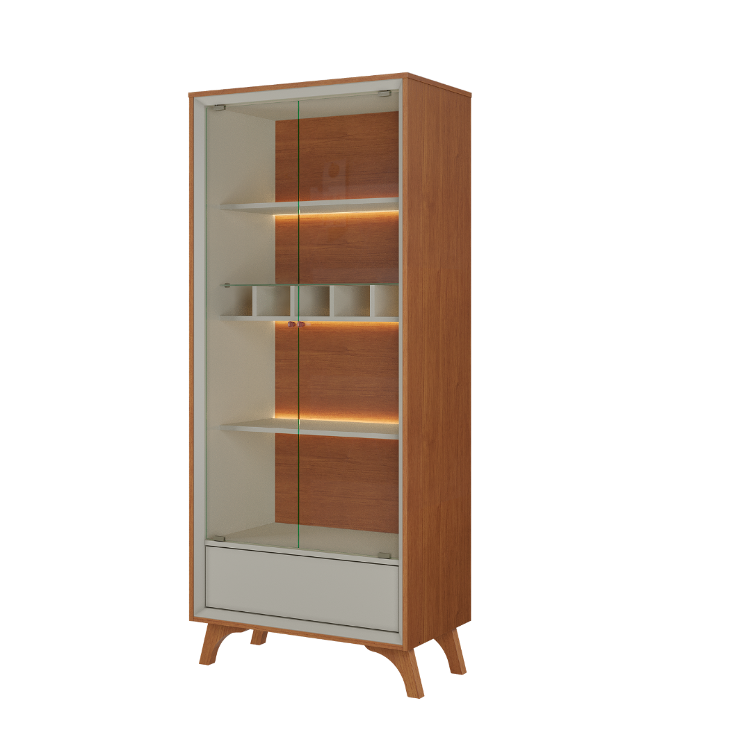 RACK MAVAULAR CRISTALEIRA PREMIUM NATURALLE/OFF WHITE