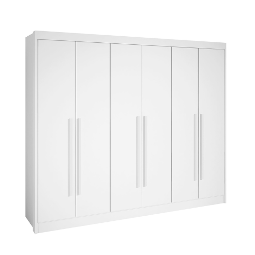GUARDA ROUPA DEDORO ATHOS 6 PORTAS BRANCO