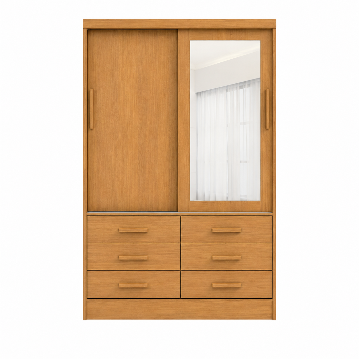 GUARDA ROUPA DEDORO MERIDIAN GOLD 2 PORTAS CINAMOMO