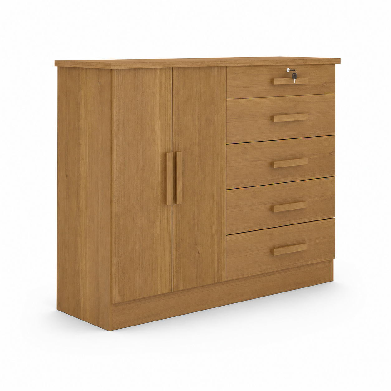 CÔMODA DEDORO NEW ATHOS 5 GAVETAS CINAMOMO