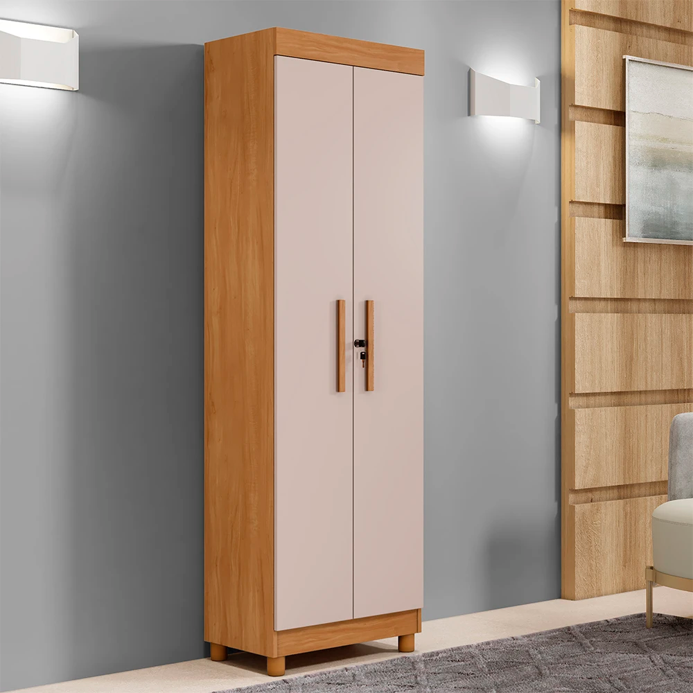 MULTIUSO BENETIL NEW ROMA 2 PORTAS CINAMOMO/OFF WHITE